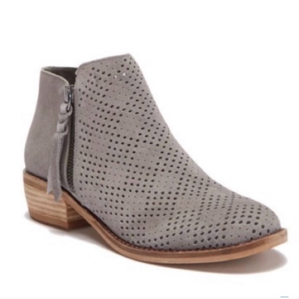 Dolce Vita Sydney suede ankle booties women’s 10 taupe